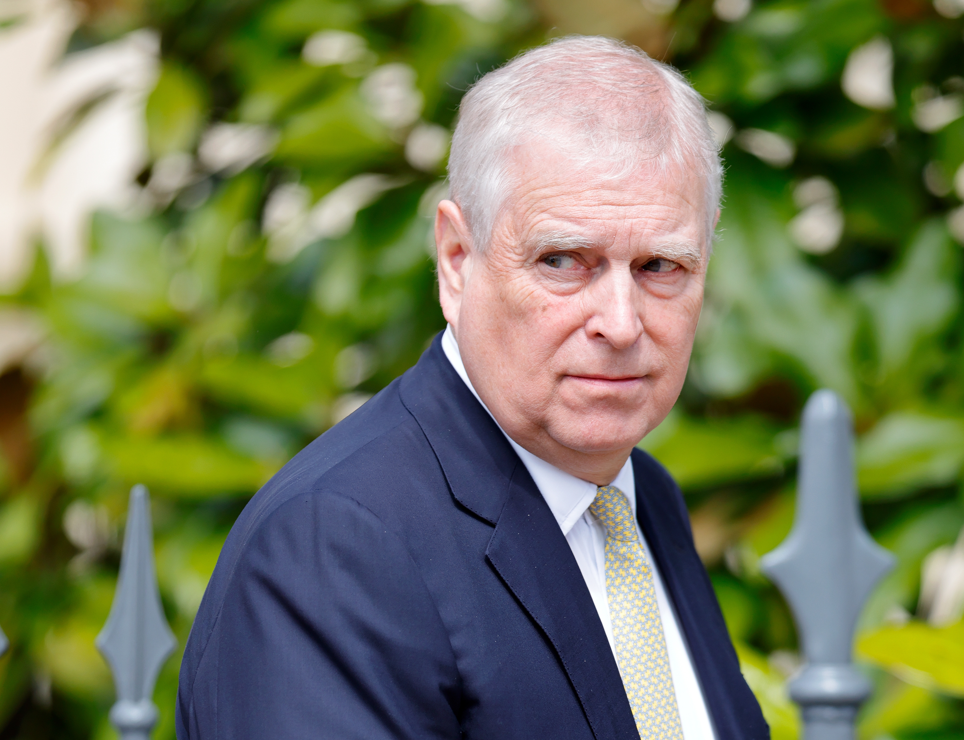 Prince Andrew, Windsor Castle on April 20, 2025 in Windsor, England.